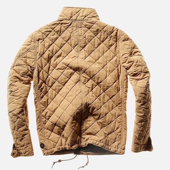 Relwen Quilted Tanker Jacket (Camel) - Picture 3 of 7